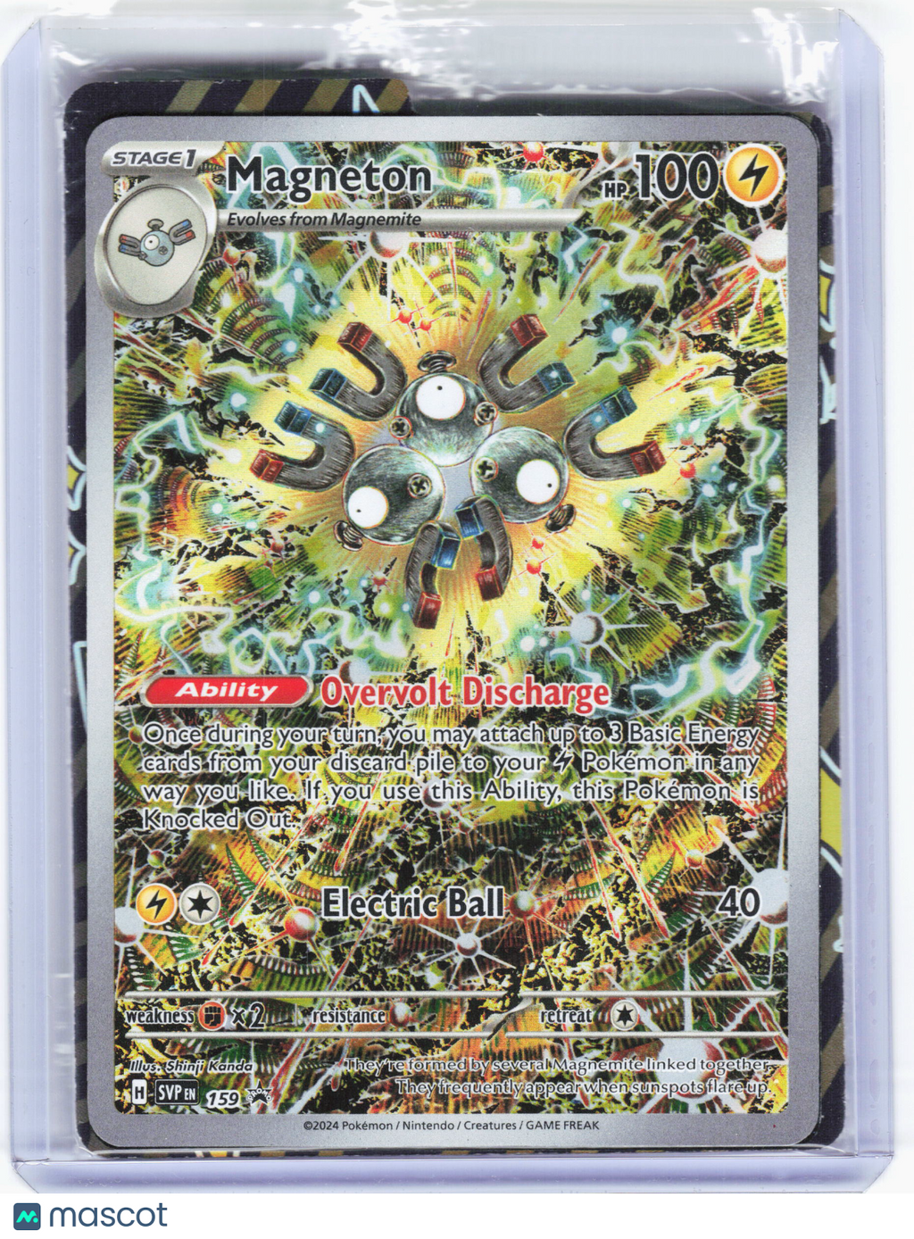 2024 Pokemon—Magneton #159 Scarlet & Violet Promo—Black Star Promo Holo [Sealed]