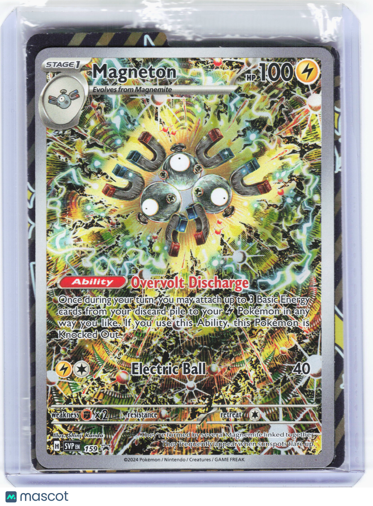 2024 Pokemon—Magneton #159 Scarlet & Violet Promo—Black Star Promo Holo [Sealed]