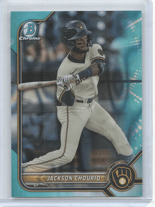 Topps 2021 Bowman Chrome Baseball Jackson Chourio 041/199 #BDC-115 - Papa Joey's Collectibles