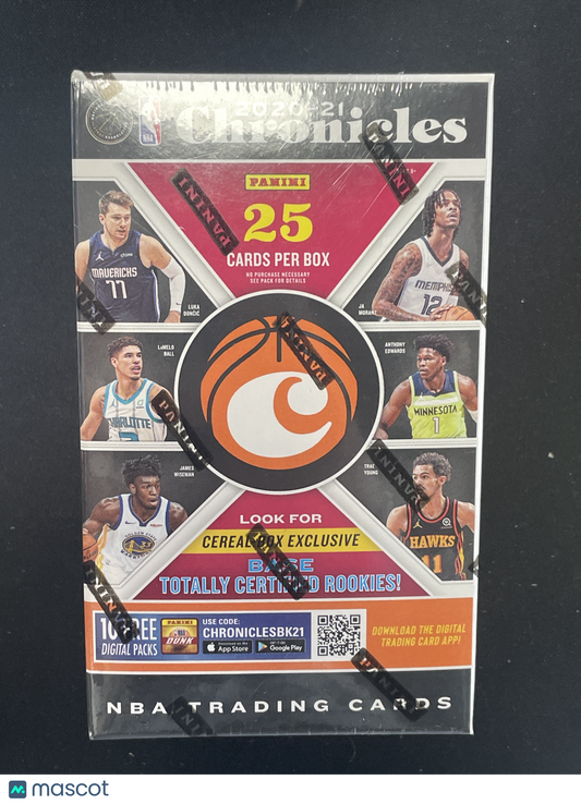 2020-21 Panini Chronicles Basketball Cereal Box