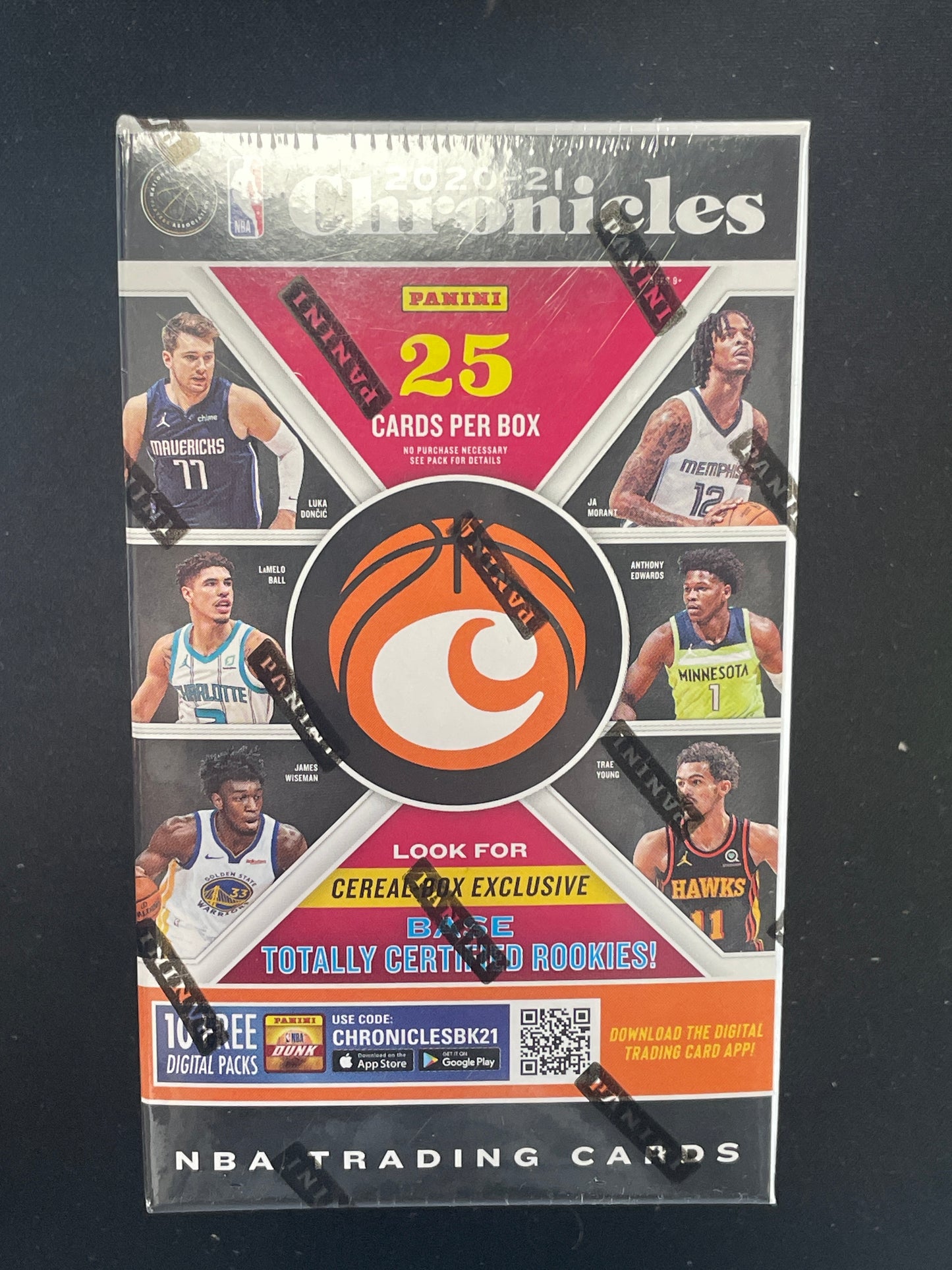 2020-21 Panini Chronicles Basketball Cereal Box