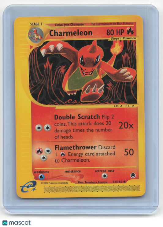 2002 Pokemon Charmeleon Expedition Base Set #73/165 Near Mint