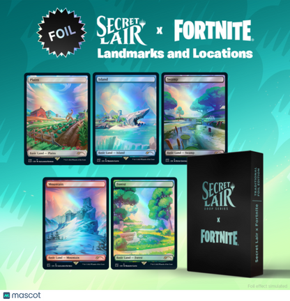 M:TG Secret Lair x Fortnite: Landmarks and Locations (Traditional Foil Edition)