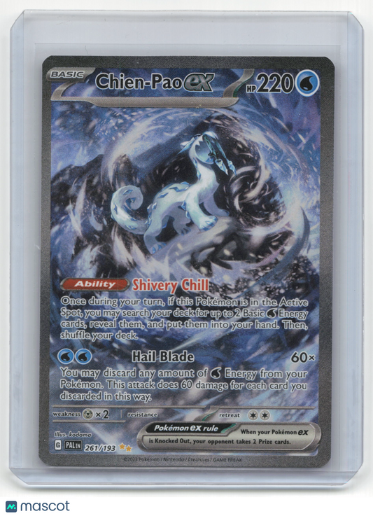 2023 Pokemon TCG Chien-Pao EX Paldea Evolved #261/193