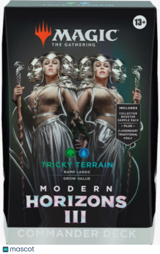 2024 Magic The Gathering Modern Horizons 3 Tricky Terrain Commander Deck