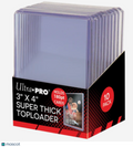 Ultra PRO Standard 180 Pt. Pt. Clear 3" x 4" Super Thick Toploader 10 ct.