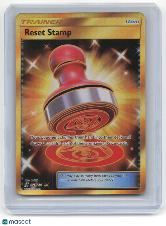 2019 Pokemon Reset Stamp Unified Minds #253/236