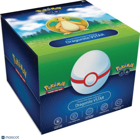 2022 Sword & Shield Pokemon GO [Dragonite VSTAR] Premium Deck Holder Collection