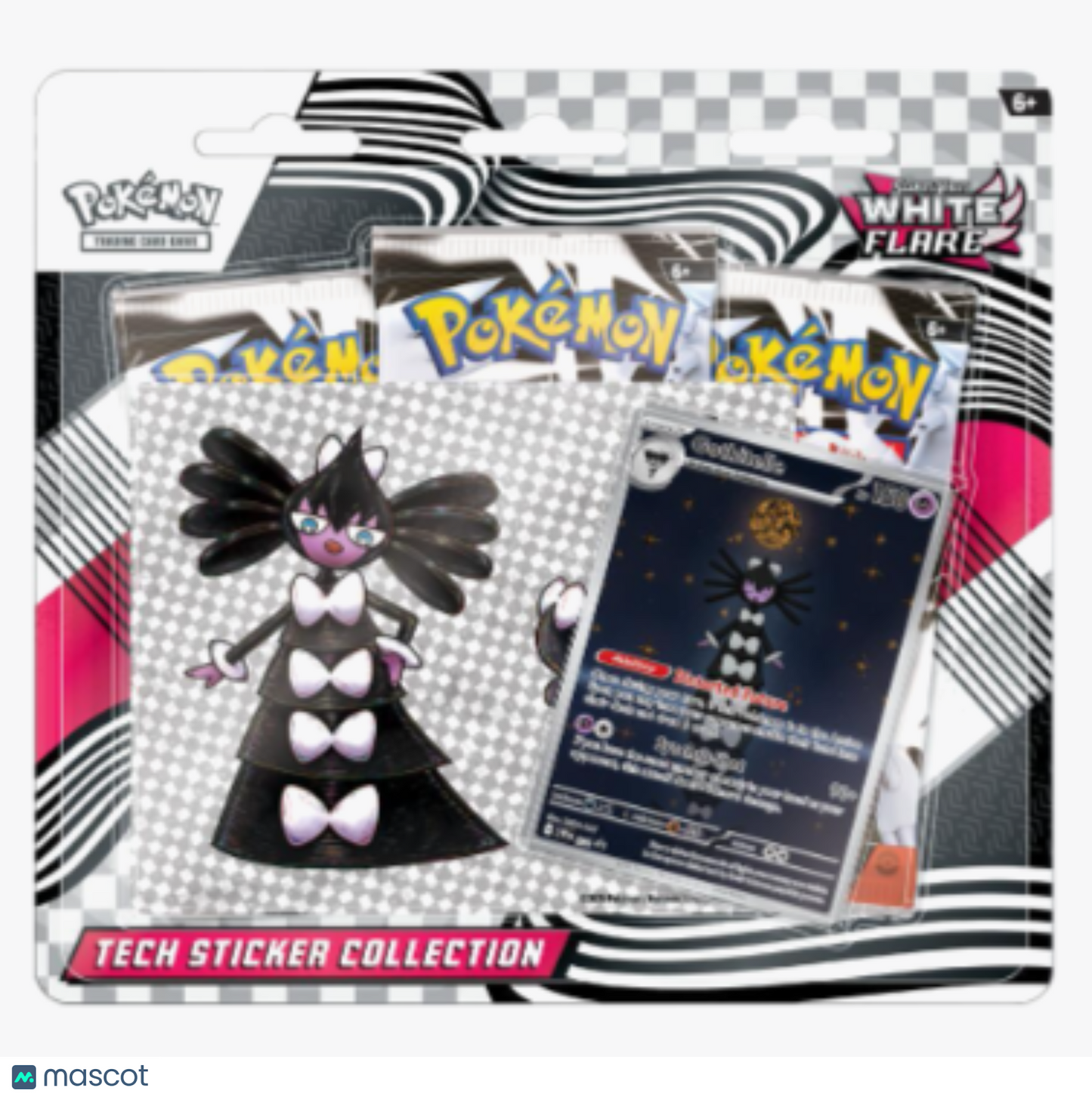 2025 Pokemon Scarlet & Violet White Flare Tech Sticker Collection