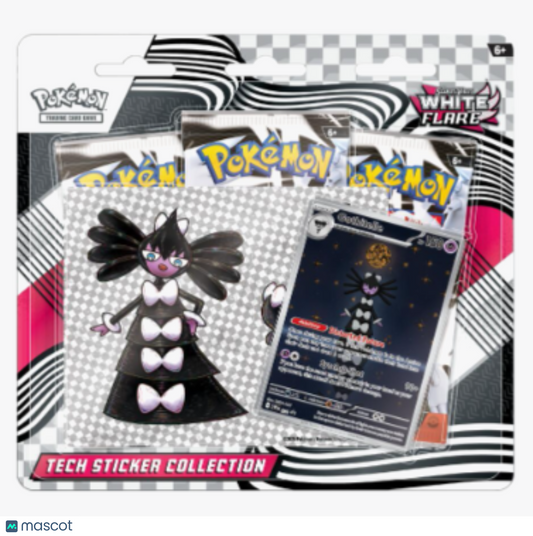 2025 Pokemon Scarlet & Violet White Flare Tech Sticker Collection
