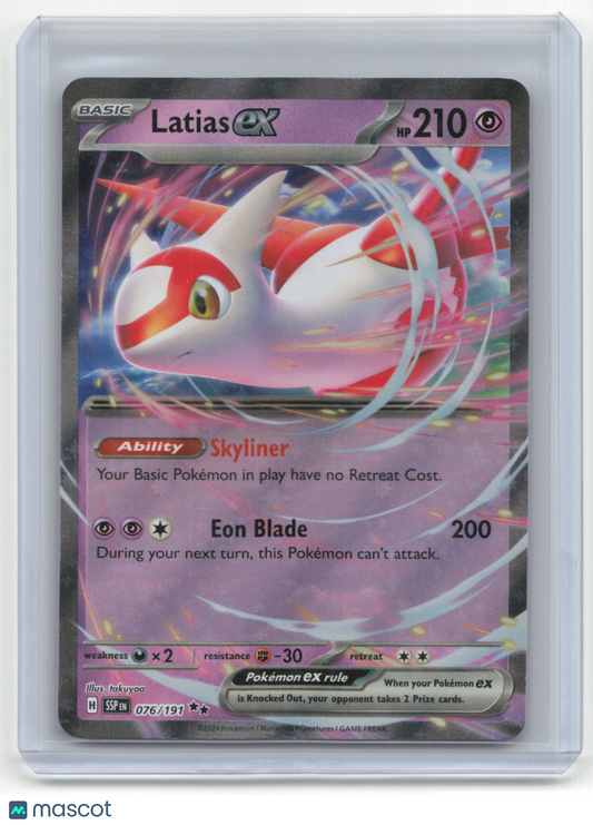 2024 Pokemon TCG Latias EX Surging Sparks #076/191
