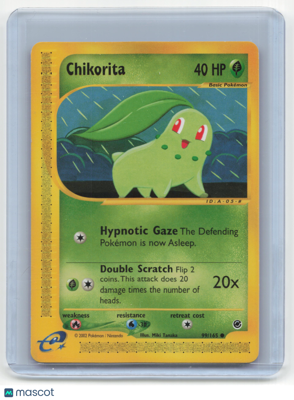 2002 Pokemon TCG Chikorita Expedition #91/165 English