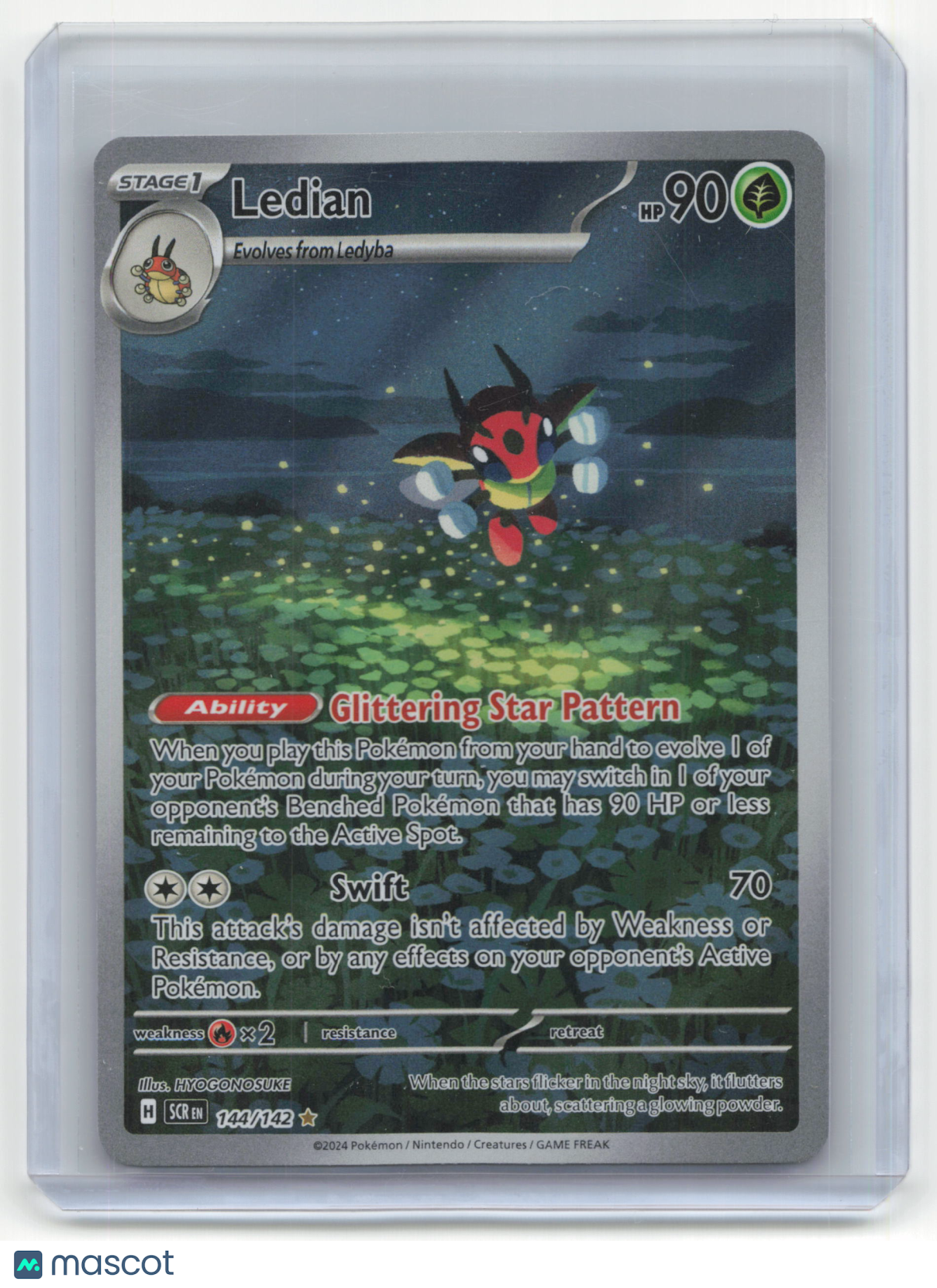 2024 Pokemon TCG Ledian Stellar Crown #144/142