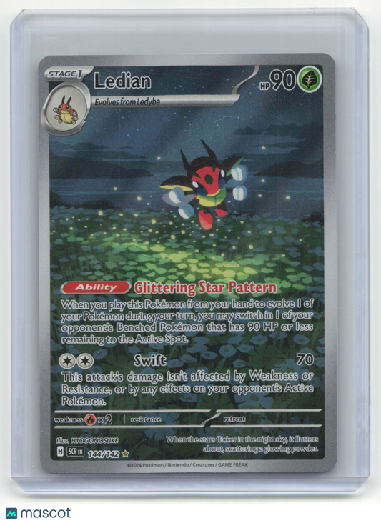 2024 Pokemon TCG Ledian Stellar Crown #144/142