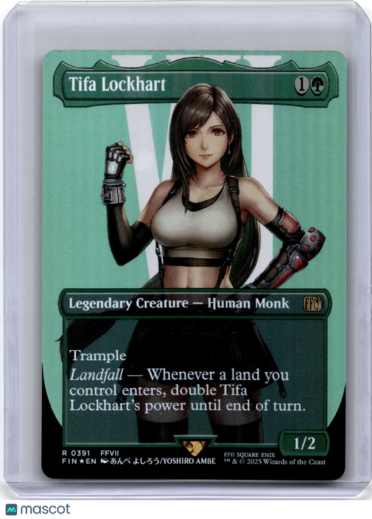2025 Magic: The Gathering Tifa Lockhart Final Fantasy #R 0391 Foil - Papa Joey's Collectibles