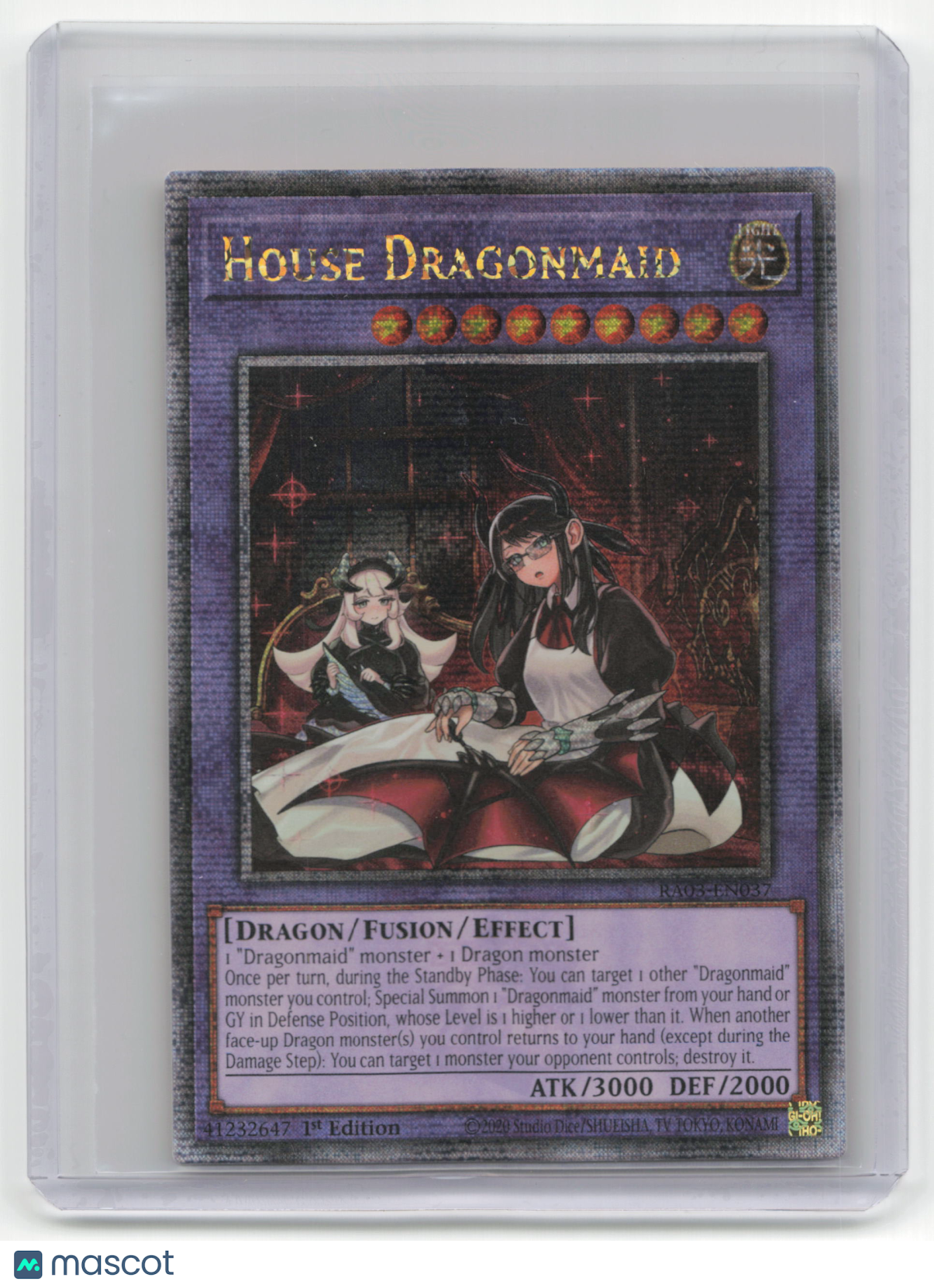 2020 Yu-Gi-Oh! House Dragonmaid Quarter Century #RA03-EN037 - Papa Joey's Collectibles