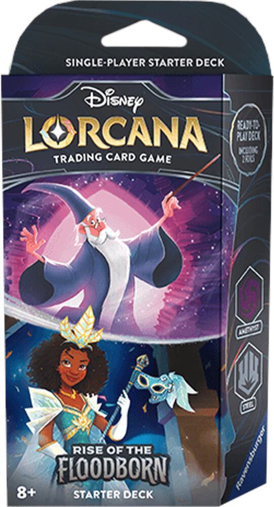 2024 Disney Lorcana TCG Rise of the Floodborn Amethyst & Steel Starter Deck