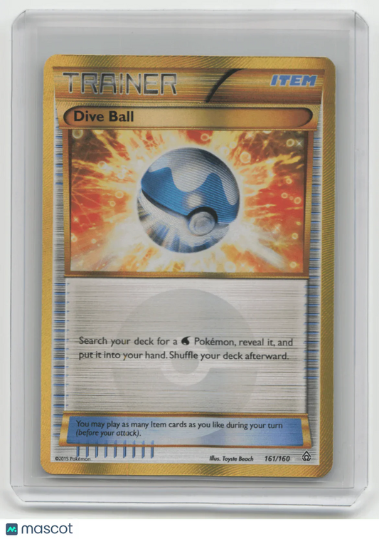 Pokemon Dive Ball 2015 Pokemon XY Primal Clash #161/160 - Papa Joey's Collectibles