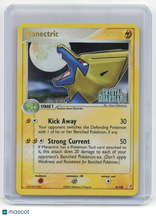 2006 Pokemon TCG Manectric Crystal Guardians #8/100