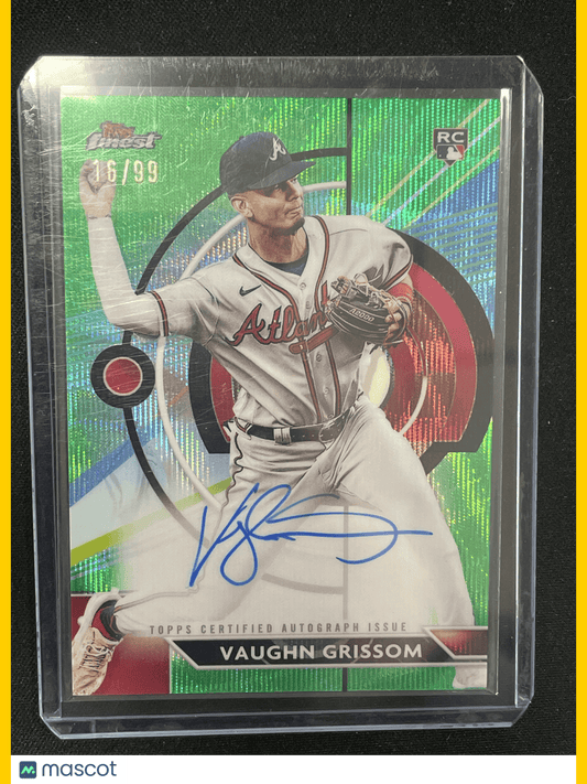 2023 Topps Finest Baseball Vaughn Grissom Autograph /99 #06/99