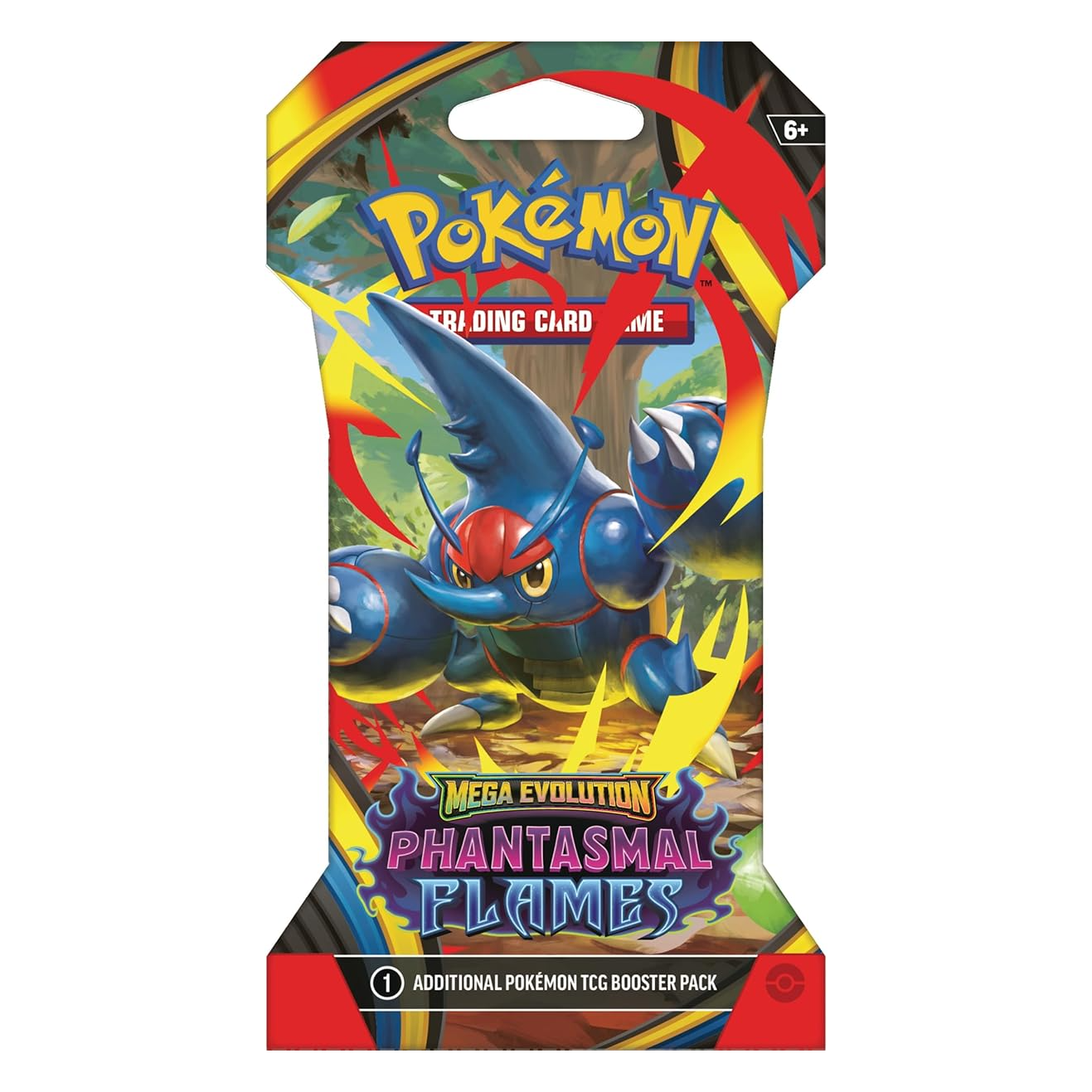 2025 Pokémon TCG: Mega Evolution—Phantasmal Flames Sleeved Booster Pack