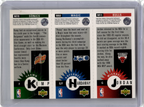 1996 Upper Deck Collector's Choice Mini-Card—Jordan, Hardaway, Kemp #M11/M60/M78
