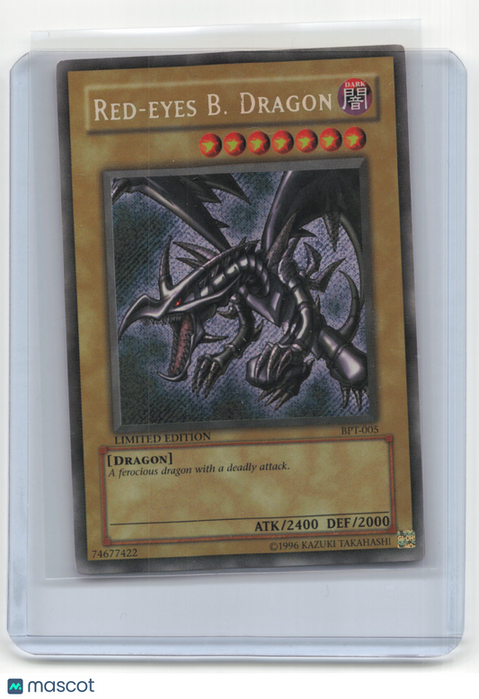 2002 Yu-Gi-Oh! Red-Eyes B. Dragon Collection Tin #BPT-005 Damaged SCR