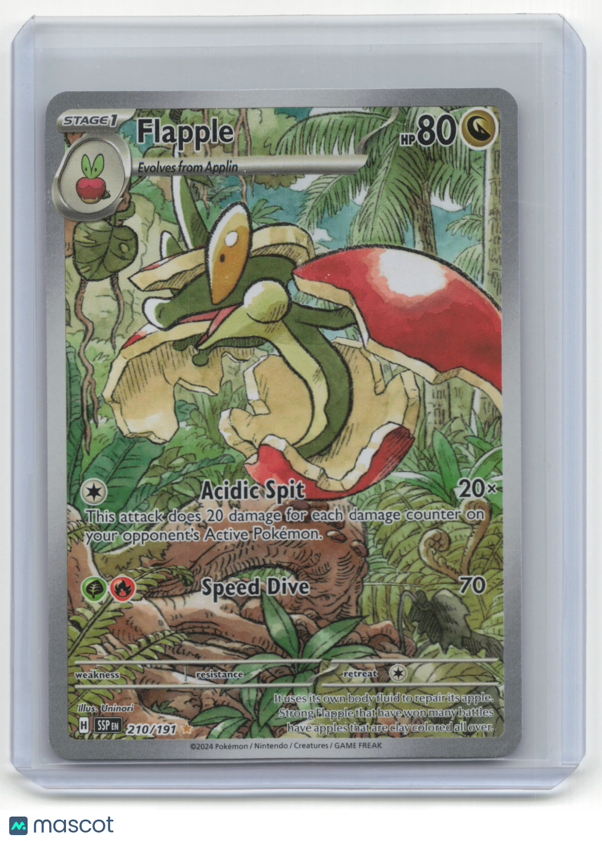 2024 Pokemon Flapple Surging Sparks #210/191