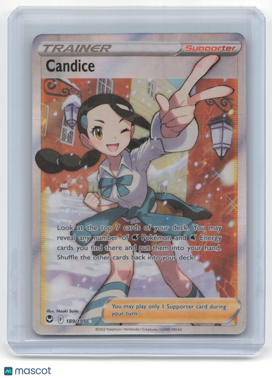 Pokemon Candice 2022 Silver Tempest #189/195 FA
