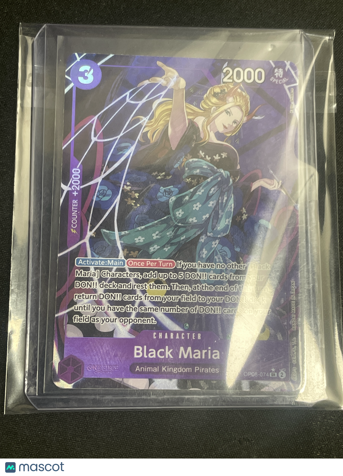 2024 One Piece CCG Black Maria OP08 #074 Full Art