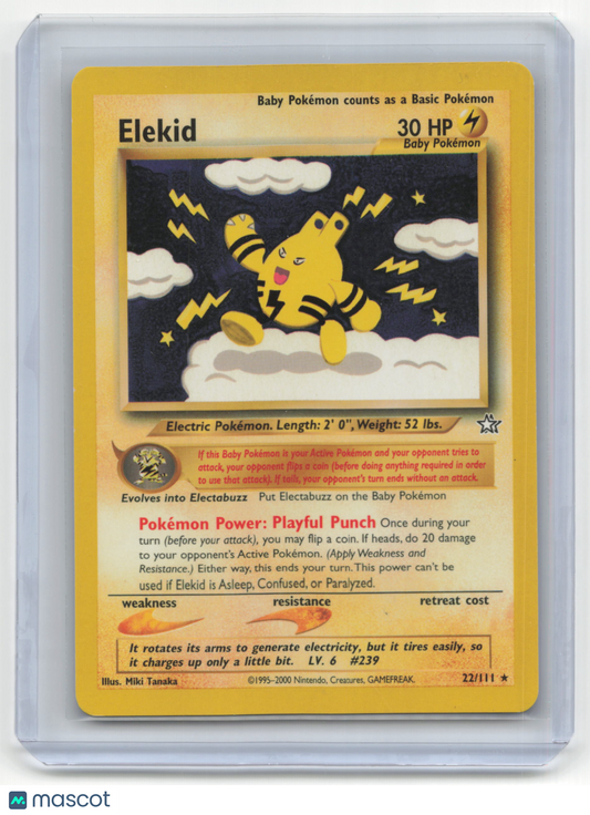 2000 Pokemon TCG Elekid Neo Genesis #22/111 Basic