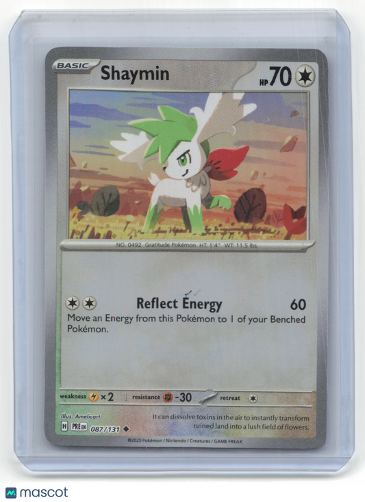 2022 Pokemon Shaymin Prismatic Evolutions #087/131