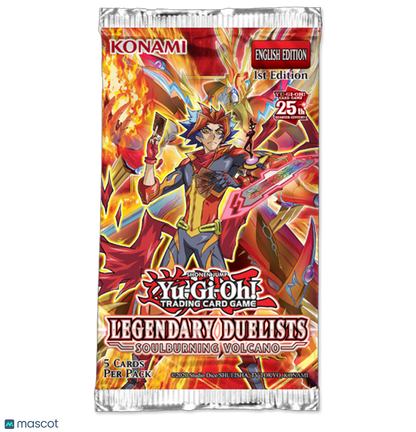 YuGiOh! Legendary Duelists Soulburning Volcano 25th Qtr. C. 1st Ed. Booster Pack
