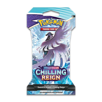 2021 Pokemon Sword & Shield Chilling Reign Sleeved Booster Pack