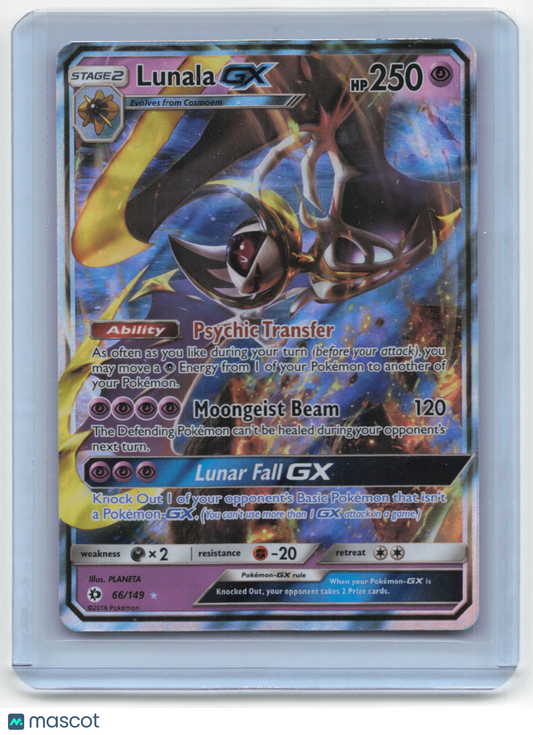 2016 Pokemon Lunala GX Sun & Moon #66/149
