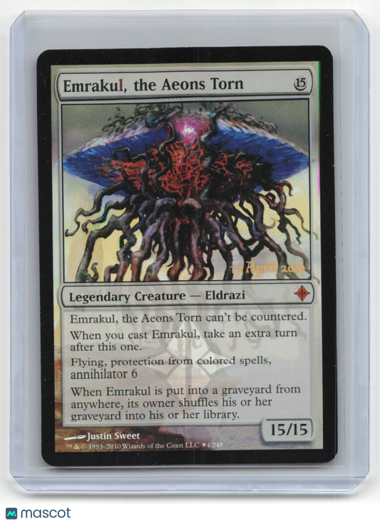 2010 Magic: The Gathering Emrakul, the Aeons Torn Prerelease Promos #4/248 Foil