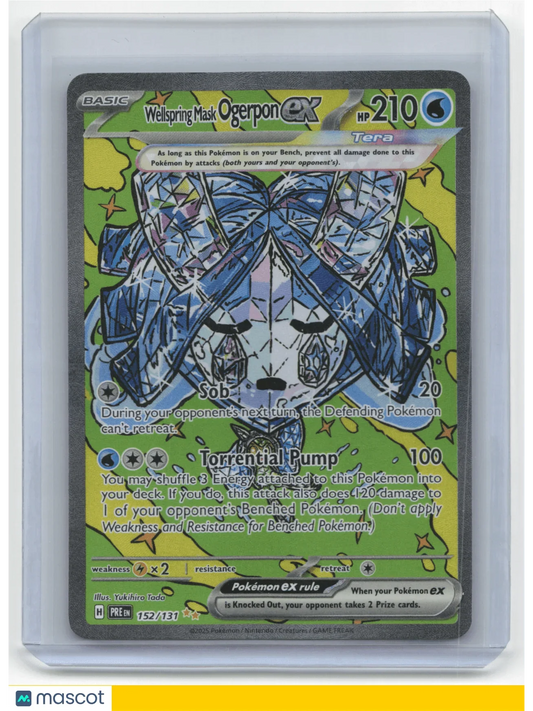 2025 Pokemon Ogerpon Prismatic Evolutions #152/131 - Papa Joey's Collectibles