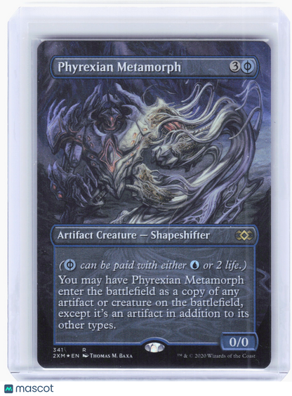 2020 Magic: The Gathering—Phyrexian Metamorph #341 2XM—Rare Foil (Borderless)