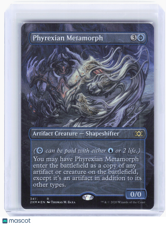 2020 Magic: The Gathering—Phyrexian Metamorph #341 2XM—Rare Foil (Borderless)
