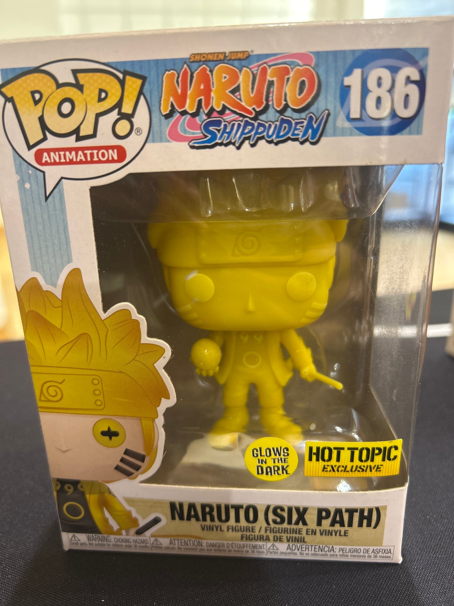 POP! Animation—Naruto Shippuden—Naruto (Six Path) #186—Glow in the Dark, Hot Topic Exclusive