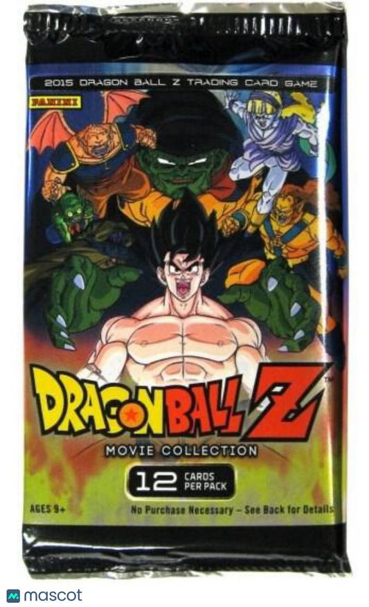 2015 Panini Dragon Ball Z Movie Collection Booster Pack