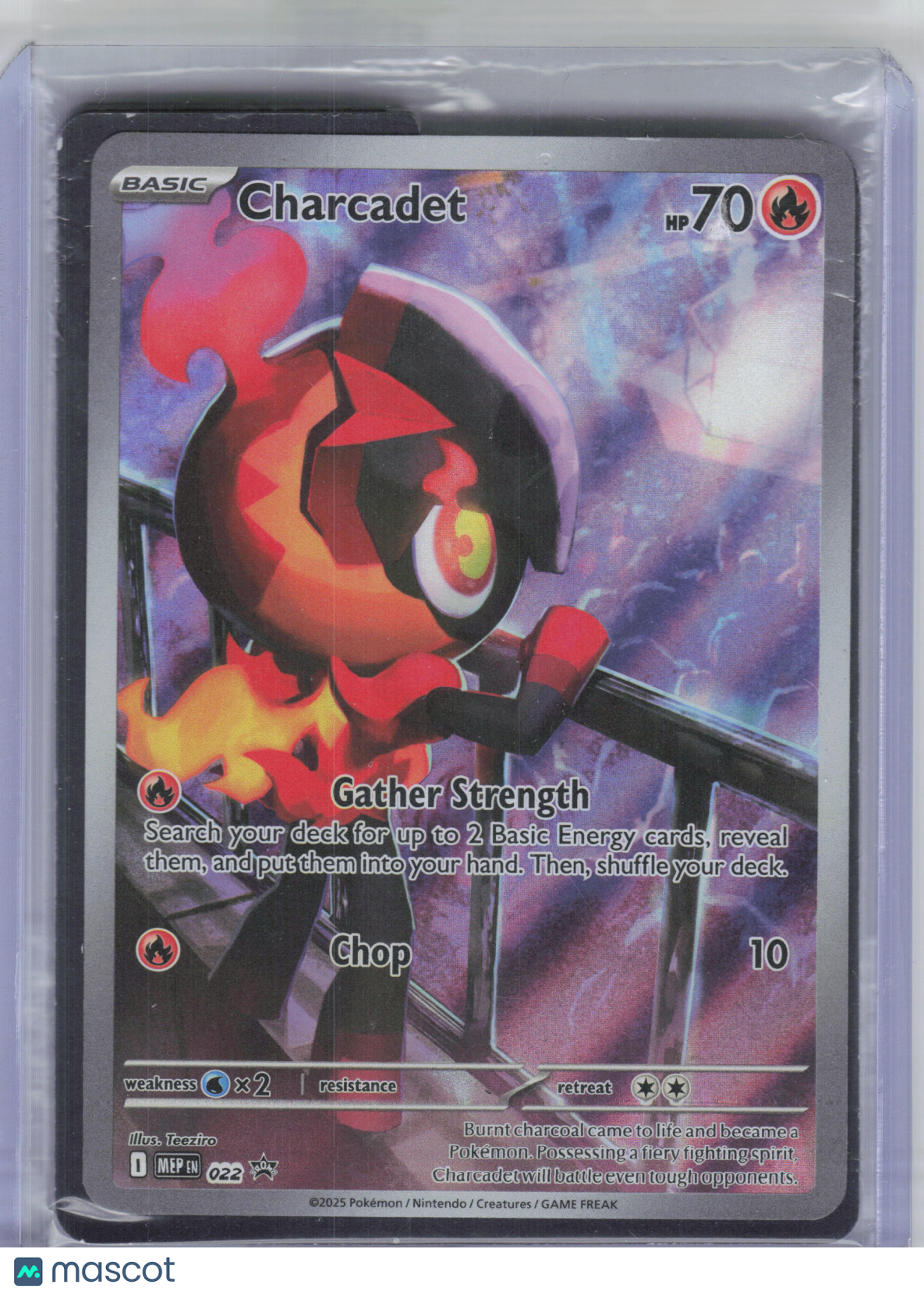 2025 Pokemon—Charcadet #022 Mega Evolution Promo—Black Star Promo Holo [Sealed]