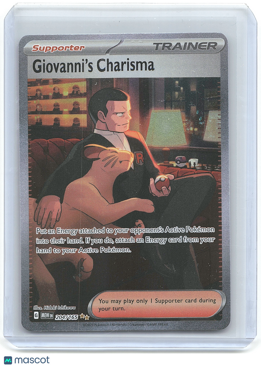 2024 Pokemon Giovanni #204/165