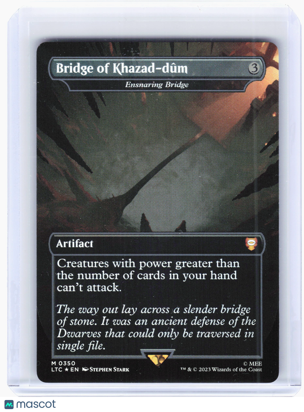 2023 Magic: The Gathering—Bridge of Khazad-dûm #0350 LTC—Mythic Foil
