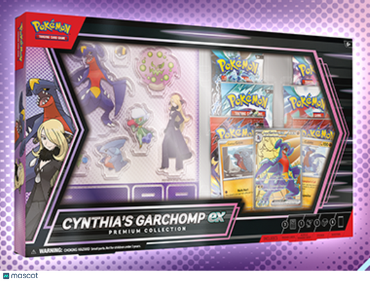 2025 Pokemon SV Cynthia's Garchomp Ex Premium Collection Box
