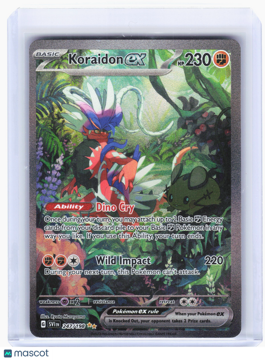2023 Pokemon—Koraidon ex #247 Scarlet & Violet Base Set—SIR Holo[Lightly Played]