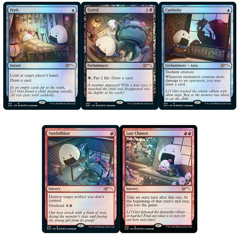 Magic: TG Secret Lair Drop: Li'l Girl Saves the Day (Traditional Foil Edition)