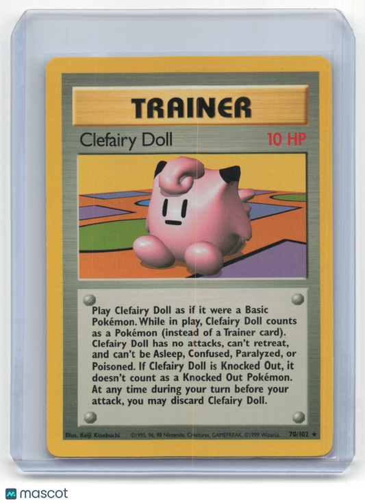 1999 Pokemon TCG Clefairy Doll Base Set #70/102 English