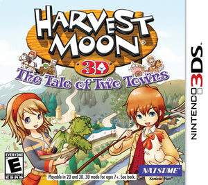 Harvest Moon 3D: The Tale of Two Towns (Nintendo 3DS) - Pre-Owned (Cartridge Only)