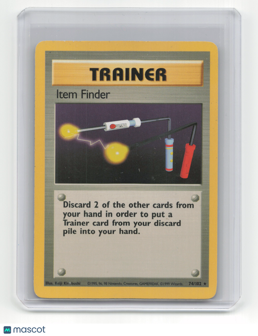 1999 Pokemon Item Finder Base Set #74/102